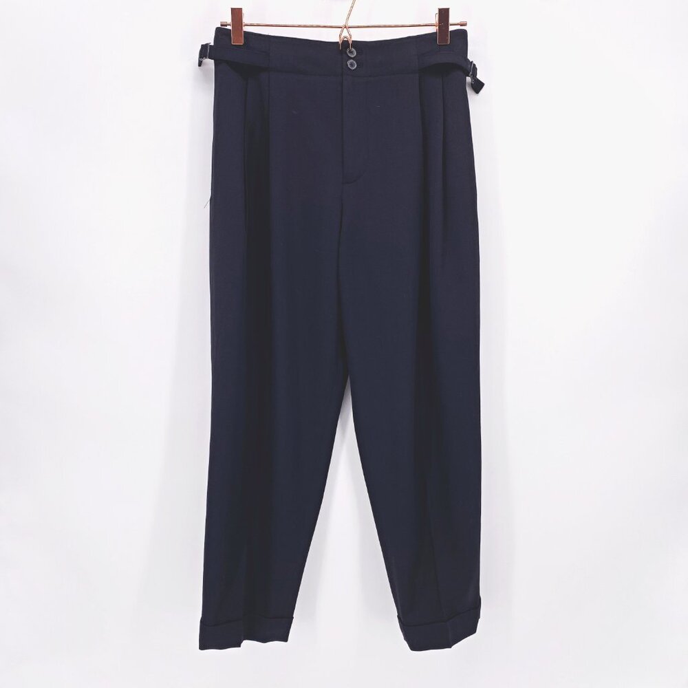 Club Monaco Collection High Waist Virgin Wool Trousers